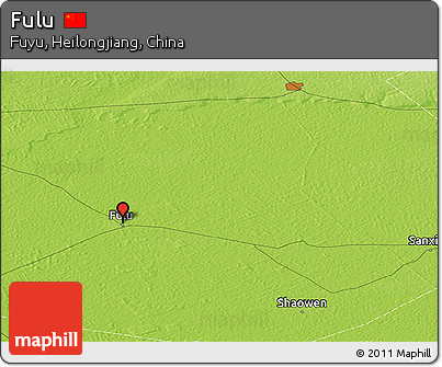 Physical Panoramic Map of Fulu