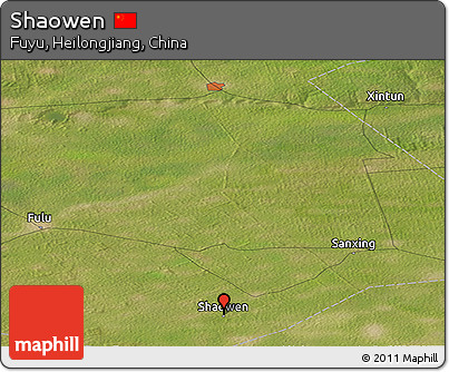Satellite Panoramic Map of Shaowen