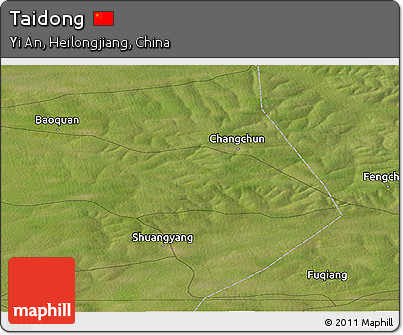 Satellite Panoramic Map of Taidong