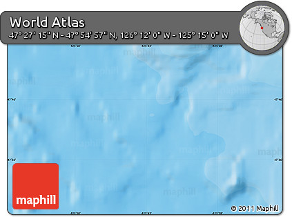 Political Map of the Area around 47° 41' 6" N, 125° 43' 29" W