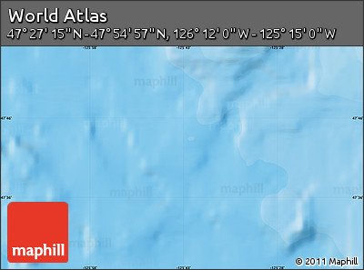 Political Map of the Area around 47° 41' 6" N, 125° 43' 29" W