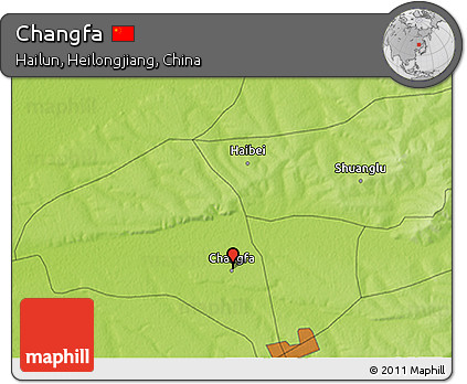 Physical 3D Map of Changfa