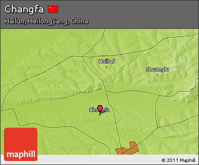 Physical 3D Map of Changfa
