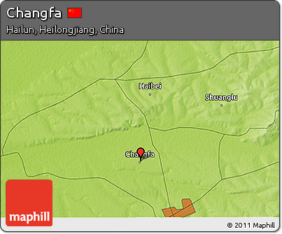 Physical 3D Map of Changfa