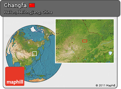 Satellite Location Map of Changfa
