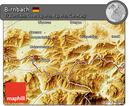 Physical 3D Map of Birnbach