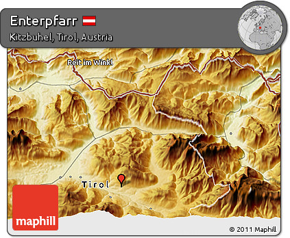 Physical 3D Map of Enterpfarr