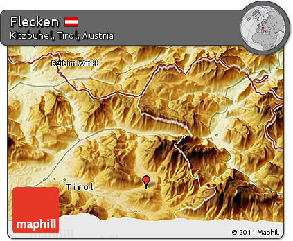 Physical 3D Map of Flecken