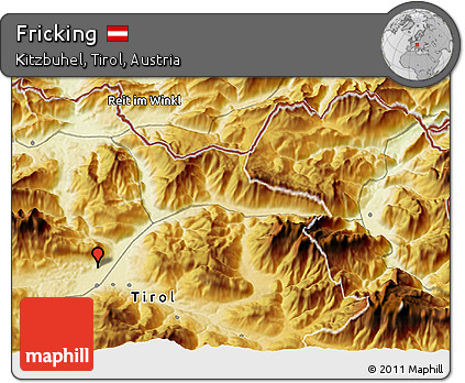 Physical 3D Map of Fricking