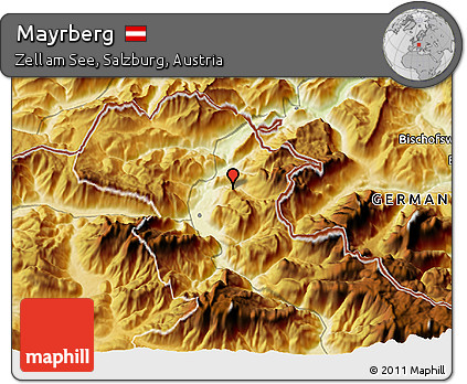 Physical 3D Map of Mayrberg