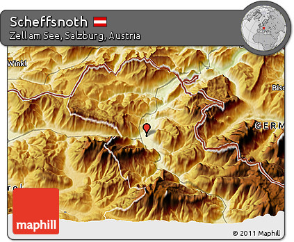 Physical 3D Map of Scheffsnoth