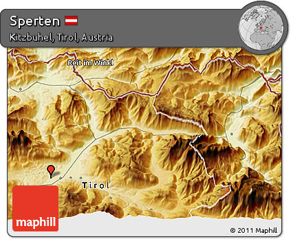 Physical 3D Map of Sperten