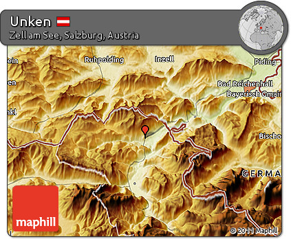 Physical 3D Map of Unken