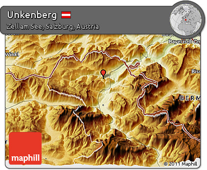 Physical 3D Map of Unkenberg