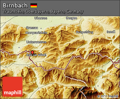 Physical 3D Map of Birnbach