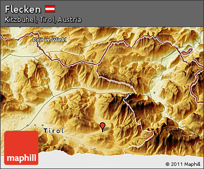 Physical 3D Map of Flecken