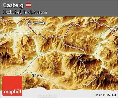Physical 3D Map of Gasteig