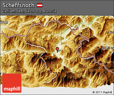 Physical 3D Map of Scheffsnoth