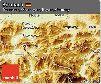 Physical 3D Map of Birnbach
