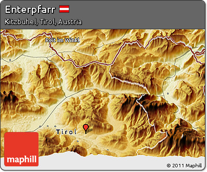Physical 3D Map of Enterpfarr