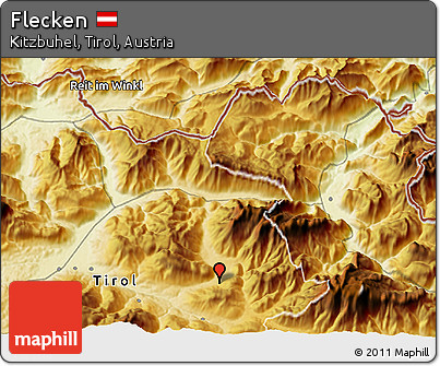 Physical 3D Map of Flecken