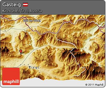 Physical 3D Map of Gasteig