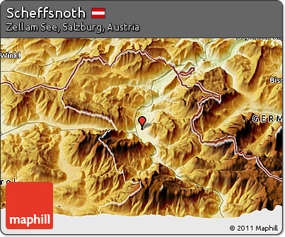 Physical 3D Map of Scheffsnoth