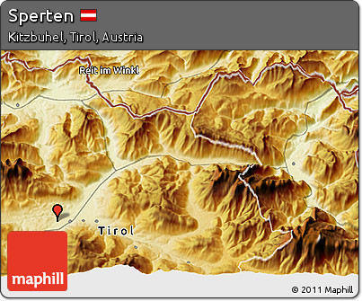 Physical 3D Map of Sperten