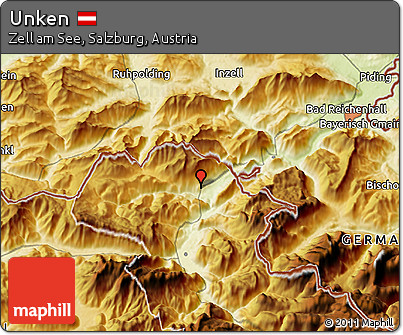 Physical 3D Map of Unken