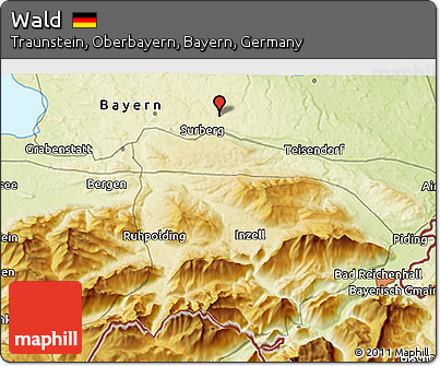 Physical 3D Map of Wald