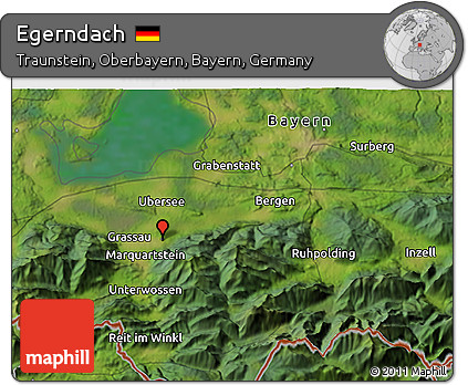 Satellite 3D Map of Egerndach