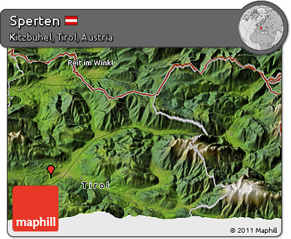 Satellite 3D Map of Sperten