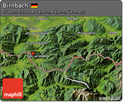 Satellite 3D Map of Birnbach