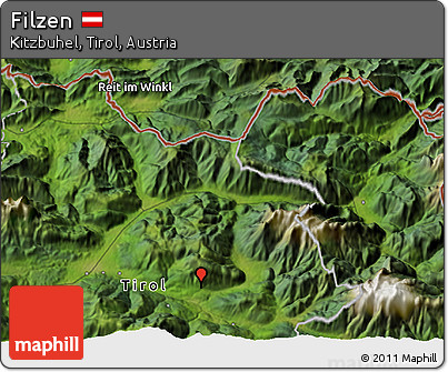 Satellite 3D Map of Filzen