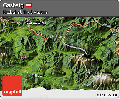 Satellite 3D Map of Gasteig