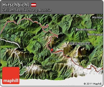 Satellite 3D Map of Hirschbichl