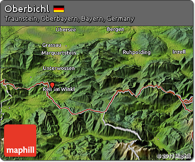 Satellite 3D Map of Oberbichl