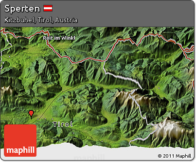 Satellite 3D Map of Sperten