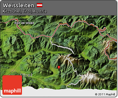 Satellite 3D Map of Weissleiten