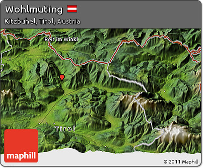 Satellite 3D Map of Wohlmuting