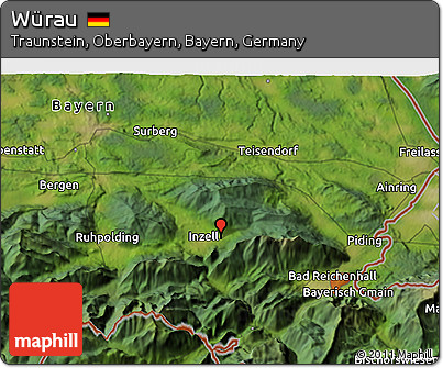 Satellite 3D Map of Würau