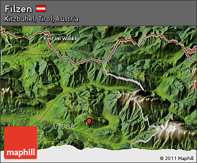 Satellite 3D Map of Filzen