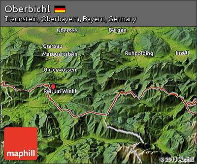 Satellite 3D Map of Oberbichl