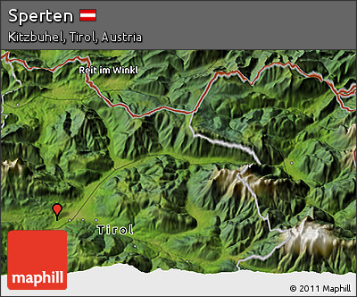 Satellite 3D Map of Sperten