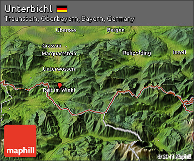 Satellite 3D Map of Unterbichl