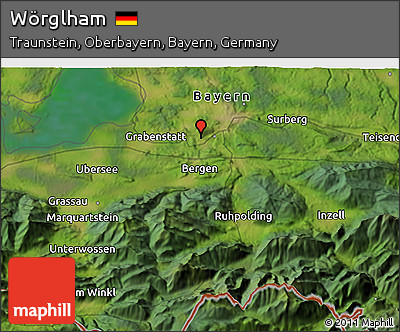 Satellite 3D Map of Wörglham