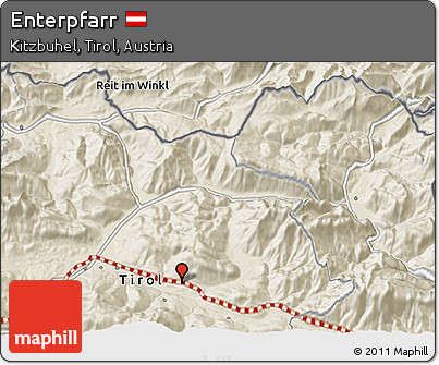 Shaded Relief 3D Map of Enterpfarr