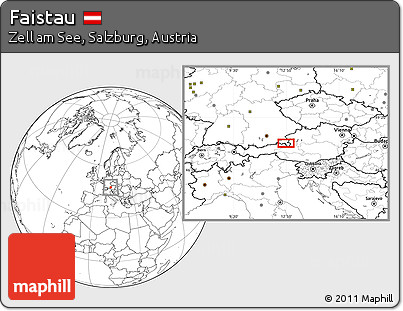 Blank Location Map of Faistau
