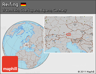 Gray Location Map of Reifing