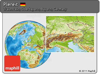 Physical Location Map of Plereit